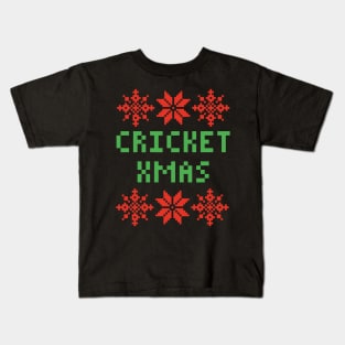 Ugly Christmas - Cricket XMAS Kids T-Shirt